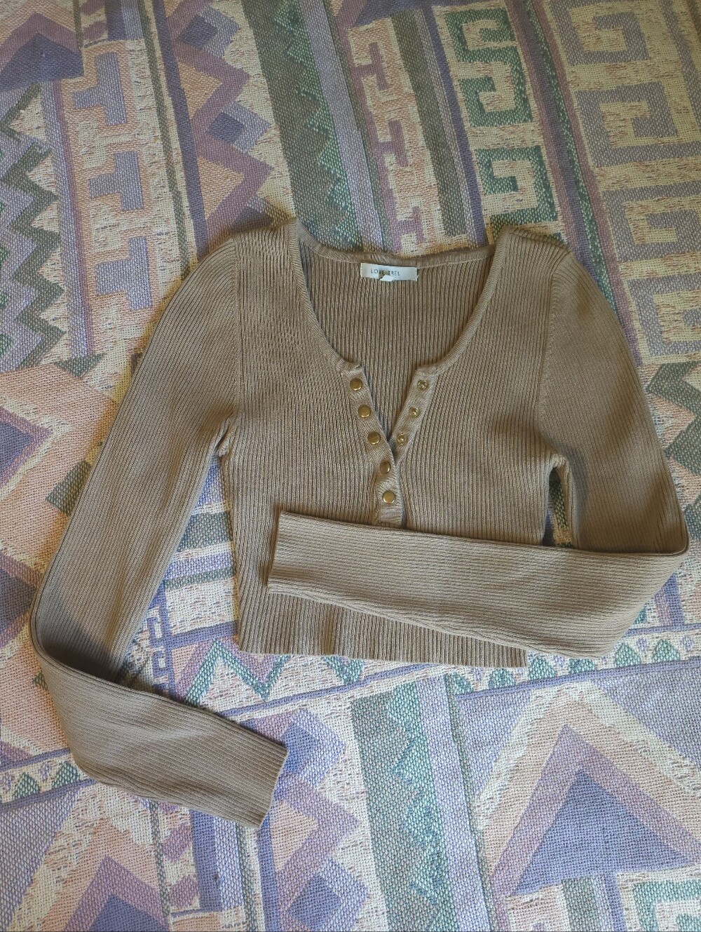 Love Tree Button Long Sleeve Size Small